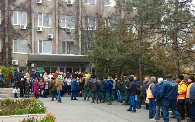 В Запорожской области стихийная акция протеста Фото № 2 В Запорожской области стихийная акция протеста Фото № 2