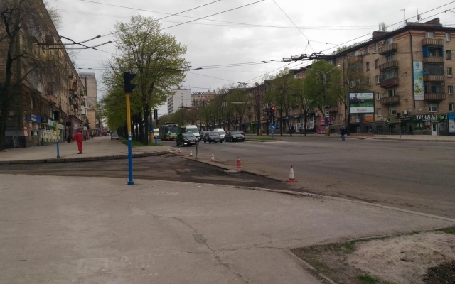 В центре Запорожья перекрыта дорога (ФОТО) Фото № 0 В центре Запорожья перекрыта дорога (ФОТО) Фото № 0