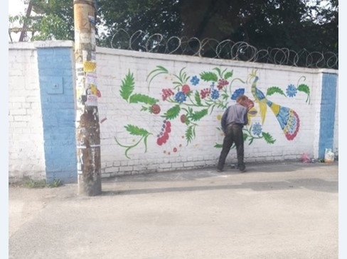 В Запорожье появился новый интересный рисунок в украинском стиле (ФОТО) Фото № 0 В Запорожье появился новый интересный рисунок в украинском стиле (ФОТО) Фото № 0