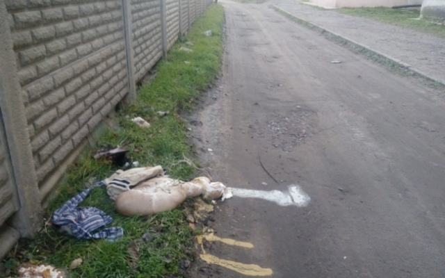 В Запорожской области детям пришлось идти в школу мимо расчлененной козлиной туши (ФОТО) Фото № 1 В Запорожской области детям пришлось идти в школу мимо расчлененной козлиной туши (ФОТО) Фото № 1