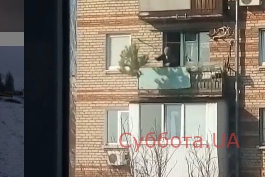 Запорожец избавился от елки неординарным способом (ВИДЕО) Фото № 0 Запорожец избавился от елки неординарным способом (ВИДЕО) Фото № 0