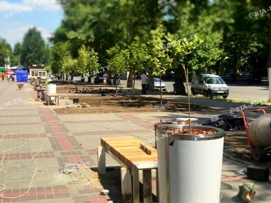 В Мелитополе с кленовой аллеи украли декоративное дерево (ФОТО) Фото № 0 В Мелитополе с кленовой аллеи украли декоративное дерево (ФОТО) Фото № 0