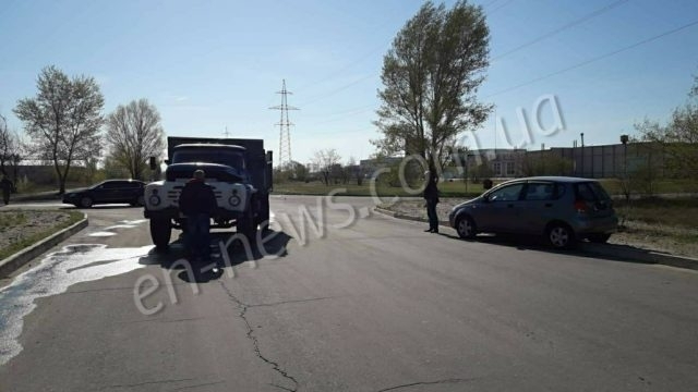 По дороге на Запорожскую АЭС произошло ДТП с участием По дороге на Запорожскую АЭС произошло ДТП с участием