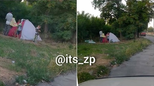 Под таможней в Запорожской области уже неделю в палатке живет дальнобойщик (ФОТО) Фото № 0 Под таможней в Запорожской области уже неделю в палатке живет дальнобойщик (ФОТО) Фото № 0
