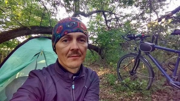 Житель Запорожской области поехал на велосипеде в столицу Фото № 0 Житель Запорожской области поехал на велосипеде в столицу Фото № 0