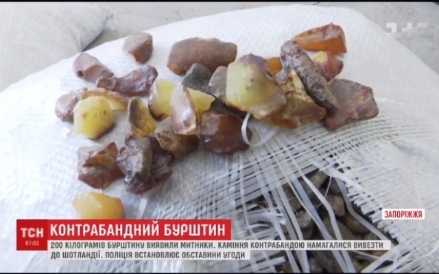В Запорожье задержали рекордную партию контрабандного янтаря, который направлялся в Шотландию (ВИДЕО) Фото № 0 В Запорожье задержали рекордную партию контрабандного янтаря, который направлялся в Шотландию (ВИДЕО) Фото № 0