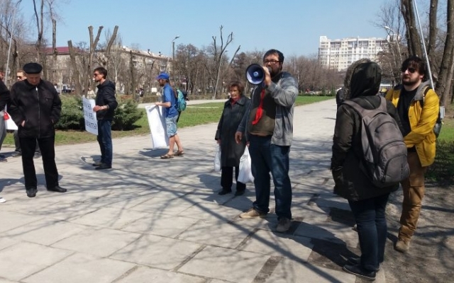 Сегодня в Запорожье снова прошел митинг (ФОТО) Фото № 7 Сегодня в Запорожье снова прошел митинг (ФОТО) Фото № 7