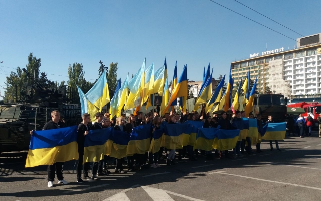 Как в Запорожье День защитника Украины празднуют (ФОТО) Фото № 3 Как в Запорожье День защитника Украины празднуют (ФОТО) Фото № 3