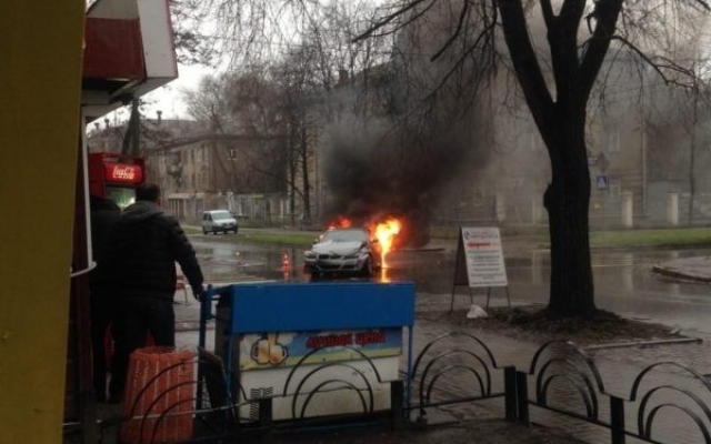 Появилось видео ДТП, в котором взорвался Появилось видео ДТП, в котором взорвался
