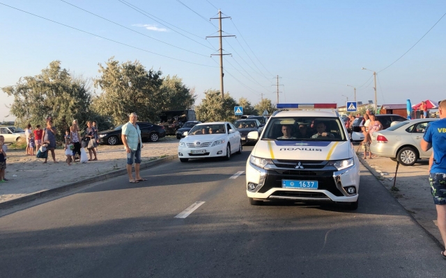 Жуткая авария: На Бердянской косе автомобиль Жуткая авария: На Бердянской косе автомобиль