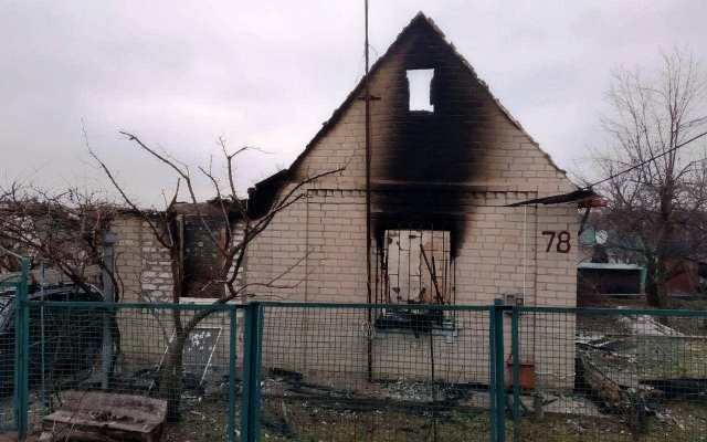 В Запорожской области во время пожара погиб владелец дачи Фото № 0 В Запорожской области во время пожара погиб владелец дачи Фото № 0