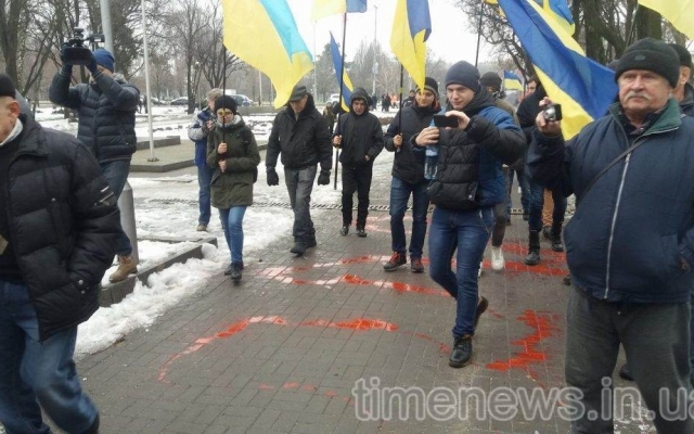 Сегодня в Запорожье одновременно проходила акция Сегодня в Запорожье одновременно проходила акция