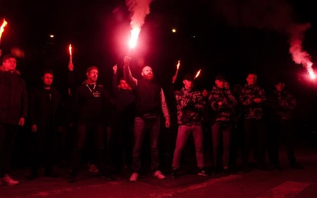 В Запорожье представители «Нацкорпуса» собрались у здания «СБУ» с протестом (ФОТО) Фото № 7 В Запорожье представители «Нацкорпуса» собрались у здания «СБУ» с протестом (ФОТО) Фото № 7