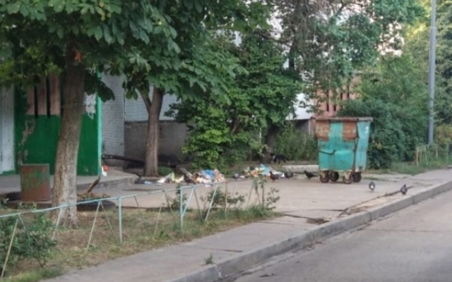 В Запорожской области мусорный бак упал на дворника, женщина в больнице (ФОТО) Фото № 0 В Запорожской области мусорный бак упал на дворника, женщина в больнице (ФОТО) Фото № 0