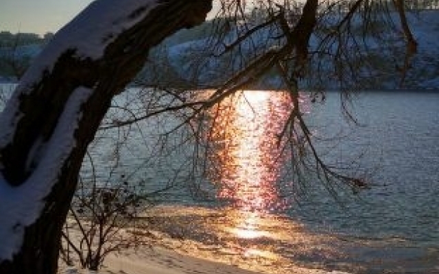 Хортица в снегу: Запорожанка показала заснеженный остров (ФОТО) Фото № 2 Хортица в снегу: Запорожанка показала заснеженный остров (ФОТО) Фото № 2