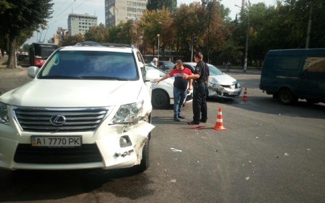 В центре Запорожья произошло В центре Запорожья произошло