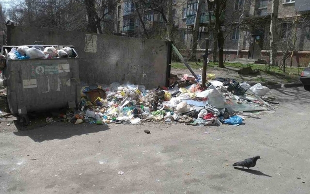 На Победе три месяца не вывозят мусор, район утопает в отходах (ФОТО) Фото № 1 На Победе три месяца не вывозят мусор, район утопает в отходах (ФОТО) Фото № 1