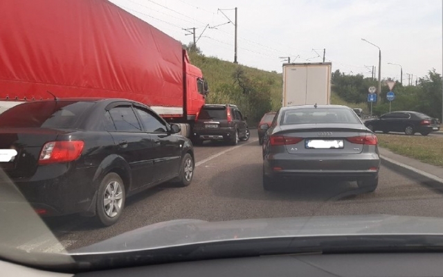На Хортице с самого утра ДТП в На Хортице с самого утра ДТП в