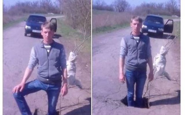 В сети обсуждают яму, в которой помещается человек (ФОТО) Фото № 1 В сети обсуждают яму, в которой помещается человек (ФОТО) Фото № 1