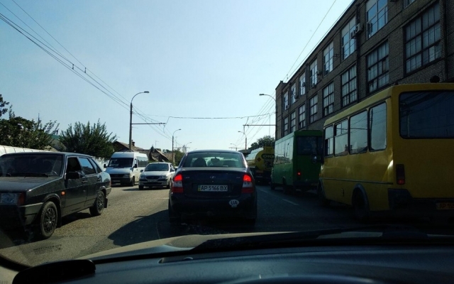 Из-за ДТП возле Из-за ДТП возле