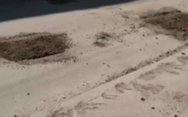 В Запорожской области ямы на дороге засыпали землей (ВИДЕО) Фото № 0 В Запорожской области ямы на дороге засыпали землей (ВИДЕО) Фото № 0