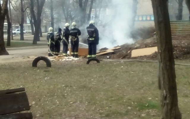 Смотрите: в центре Запорожья пожар Фото № 0 Смотрите: в центре Запорожья пожар Фото № 0