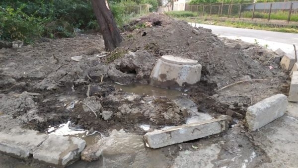 В Заводском районе случилась авария на коллекторе (ВИДЕО) Фото № 0 В Заводском районе случилась авария на коллекторе (ВИДЕО) Фото № 0