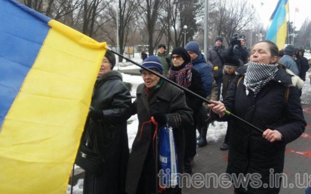 Сегодня в Запорожье одновременно проходила акция Сегодня в Запорожье одновременно проходила акция