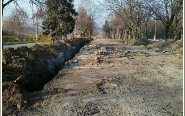 Фотофакт: В Запорожье продолжается реконструкция проспекта Маяковского Фото № 2 Фотофакт: В Запорожье продолжается реконструкция проспекта Маяковского Фото № 2