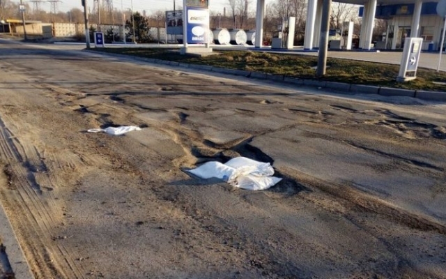 Смотрите: какие ямы в Запорожье самые Смотрите: какие ямы в Запорожье самые