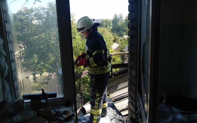 В Запорожье горела девятиэтажка Фото № 0 В Запорожье горела девятиэтажка Фото № 0