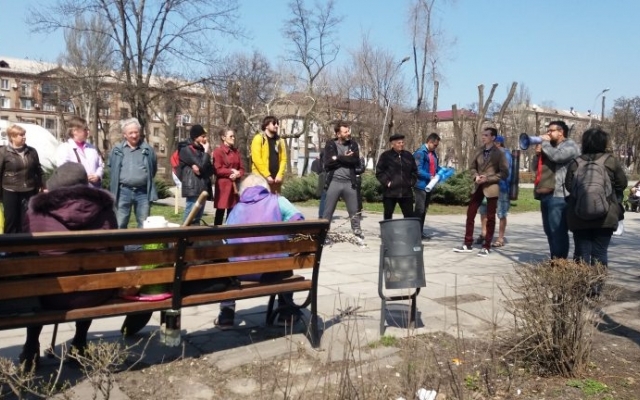 Сегодня в Запорожье снова прошел митинг (ФОТО) Фото № 1 Сегодня в Запорожье снова прошел митинг (ФОТО) Фото № 1