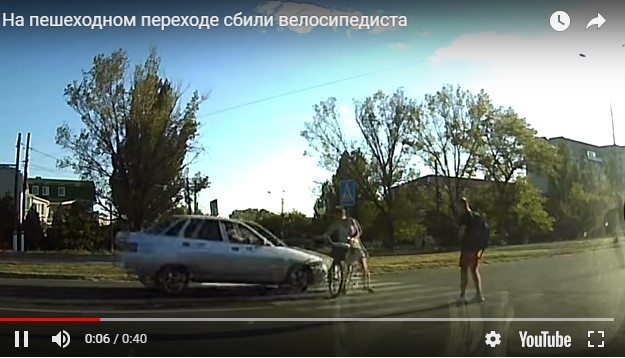 В сети появилось видео, как сбили пешехода на В сети появилось видео, как сбили пешехода на