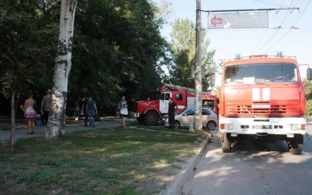 На Победе горела квартира (ФОТО) Фото № 1 На Победе горела квартира (ФОТО) Фото № 1