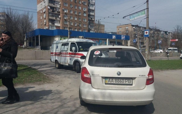 В центре Запорожья в ДТП попала В центре Запорожья в ДТП попала