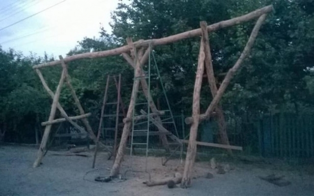 В Запорожье появилась новая детская площадка (ФОТО) Фото № 0 В Запорожье появилась новая детская площадка (ФОТО) Фото № 0