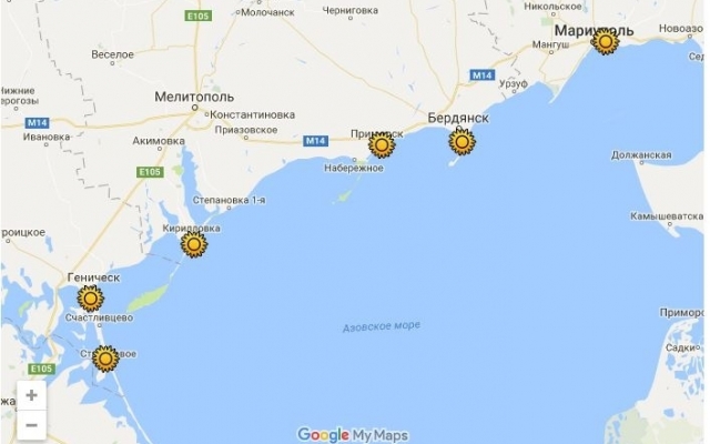 Какие курорты Азовского моря выбирают запорожцы Фото № 0 Какие курорты Азовского моря выбирают запорожцы Фото № 0