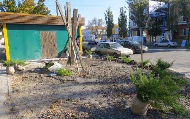 В Мелитополе появилась непонятная инсталляция Фото № 1 В Мелитополе появилась непонятная инсталляция Фото № 1
