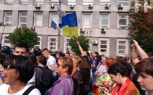 Запорожцы приехали в Киев на "Марш равенства" Запорожцы приехали в Киев на "Марш равенства"