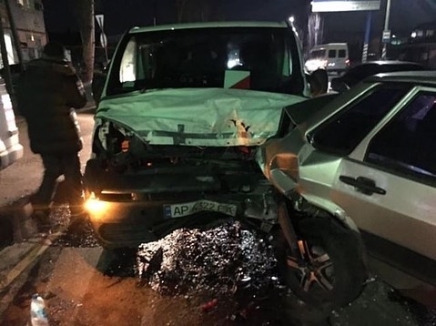 Под Запорожьем тройное ДТП: У Под Запорожьем тройное ДТП: У