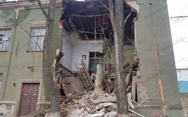 В Запорожской области обрушилось здание (ФОТО) Фото № 1 В Запорожской области обрушилось здание (ФОТО) Фото № 1