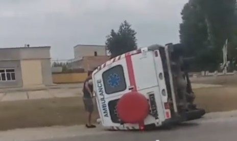 В Запорожской области перевернулась В Запорожской области перевернулась
