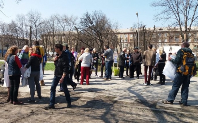 Сегодня в Запорожье снова прошел митинг (ФОТО) Фото № 19 Сегодня в Запорожье снова прошел митинг (ФОТО) Фото № 19