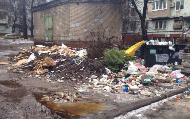 Запорожцы поражены состоянием весеннего города Фото № 1 Запорожцы поражены состоянием весеннего города Фото № 1