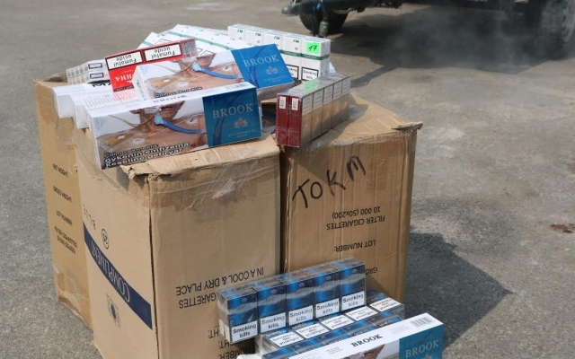 В Запорожье сожгли партию сигарет на 100 тысяч гривен Фото № 2 В Запорожье сожгли партию сигарет на 100 тысяч гривен Фото № 2