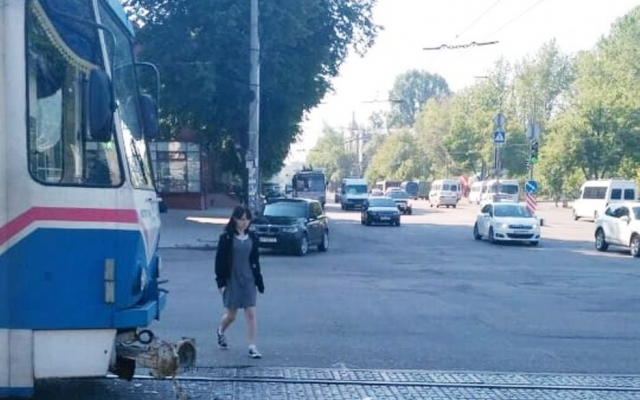На площади Свободы ДТП с участием городского транспорта (ФОТО) Фото № 3