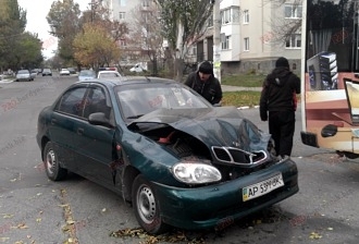В Запорожской области маршрутка с пассажирами попала в ДТП Фото № 0 В Запорожской области маршрутка с пассажирами попала в ДТП Фото № 0