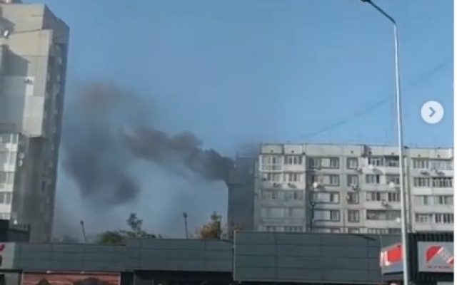 В Запорожье пылал 9-этажный дом (ВИДЕО) Фото № 0 В Запорожье пылал 9-этажный дом (ВИДЕО) Фото № 0