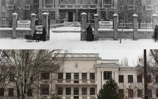 Фото нацистской оккупации: военная комендатура в Запорожье Фото № 3 Фото нацистской оккупации: военная комендатура в Запорожье Фото № 3