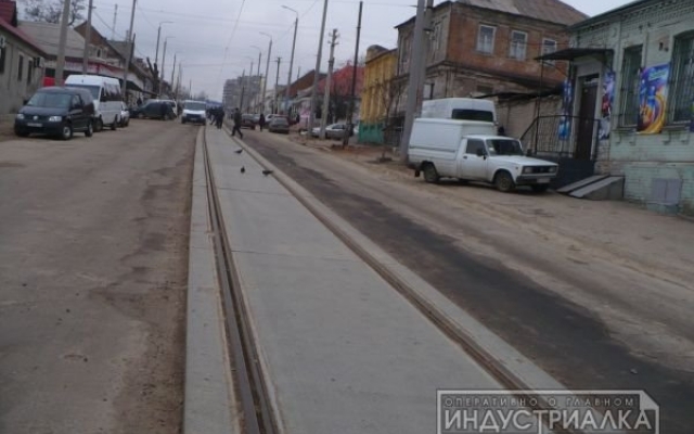 Сегодня по новым рельсам запустили бесшумный трамвай Фото № 1 Сегодня по новым рельсам запустили бесшумный трамвай Фото № 1